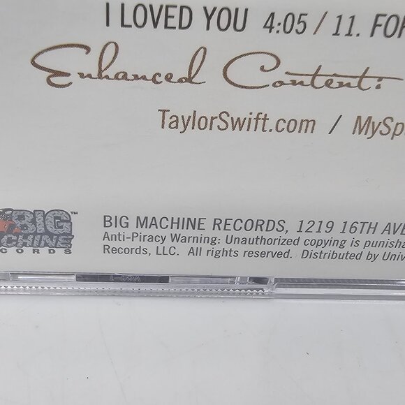 Taylor Swift Fearless Audio CD (2008) - Picture 5 of 7